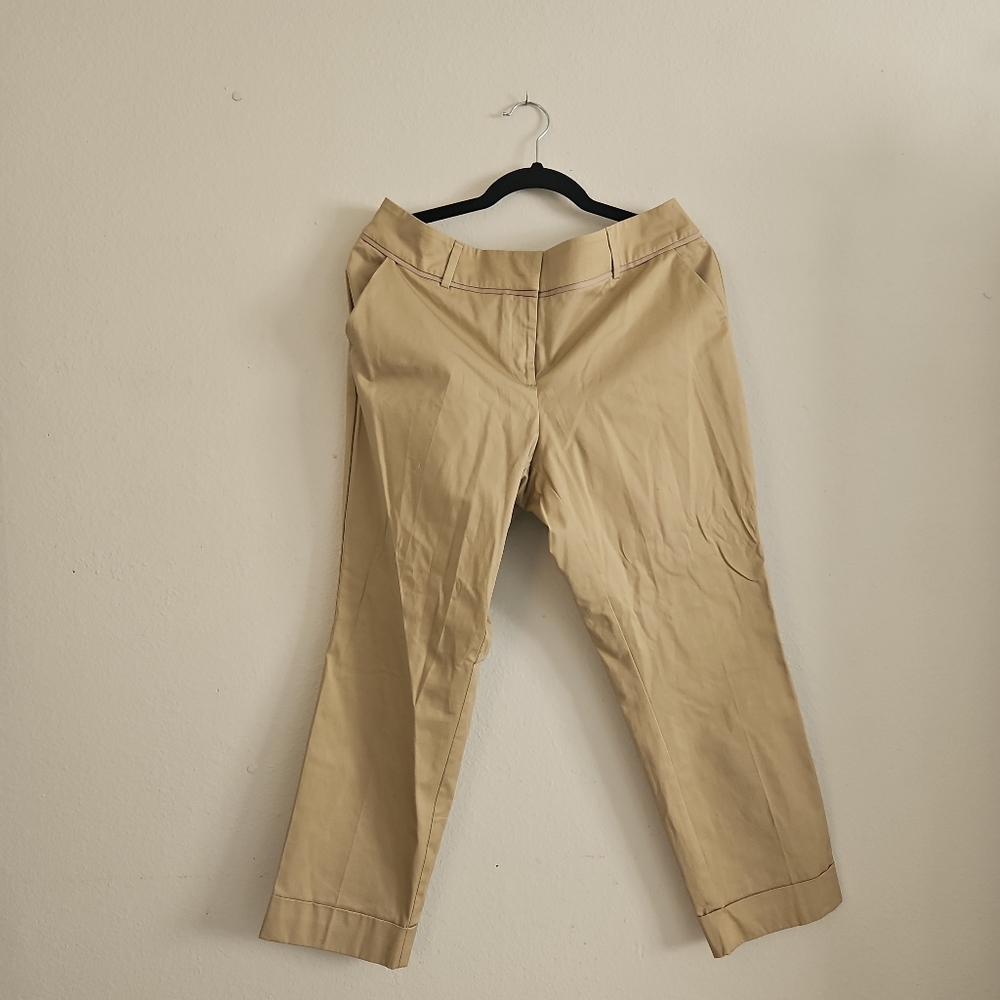 Cacki dress pants by 7th Ave with NY&Co